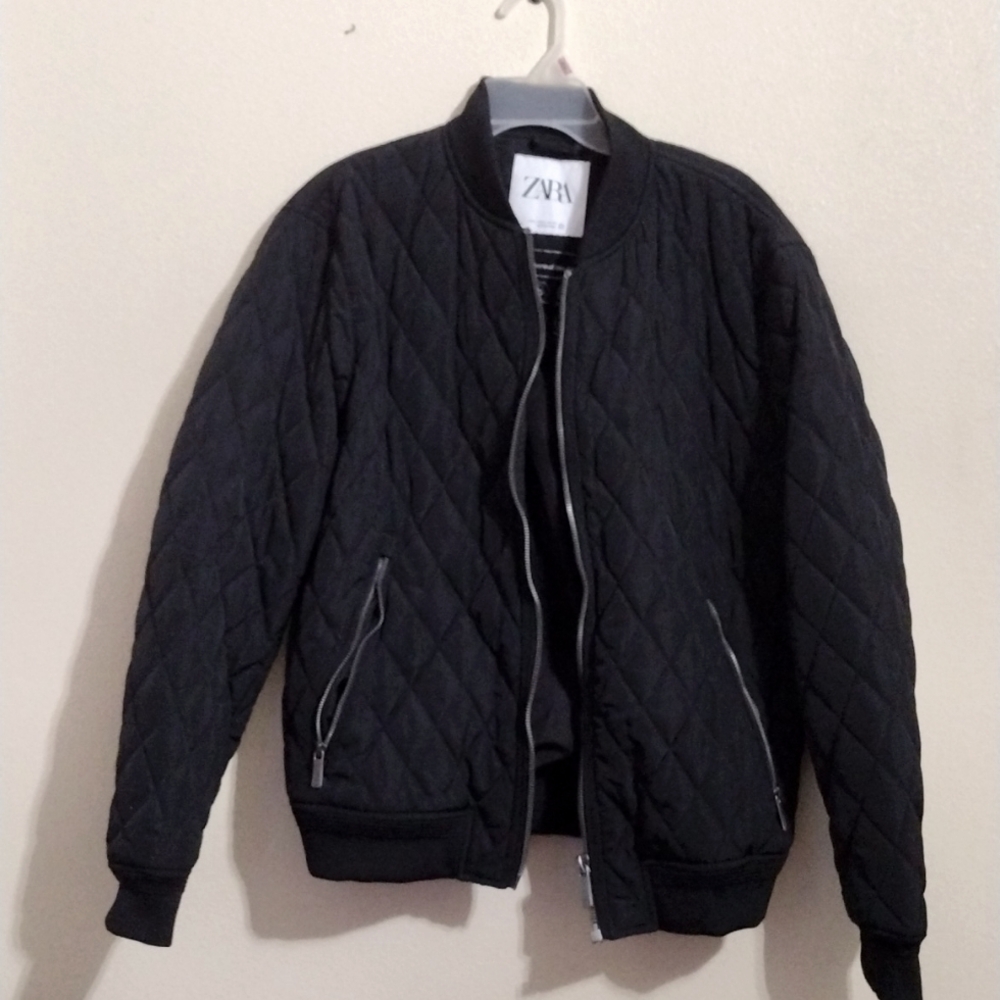 Zara Jacket - Quilted - Large - Black